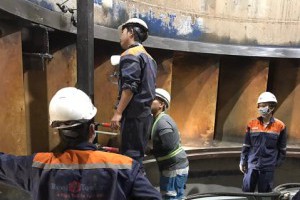 Dịch vụ gia công phay tròn tua bin thủy điện Nậm Thơn / Lào